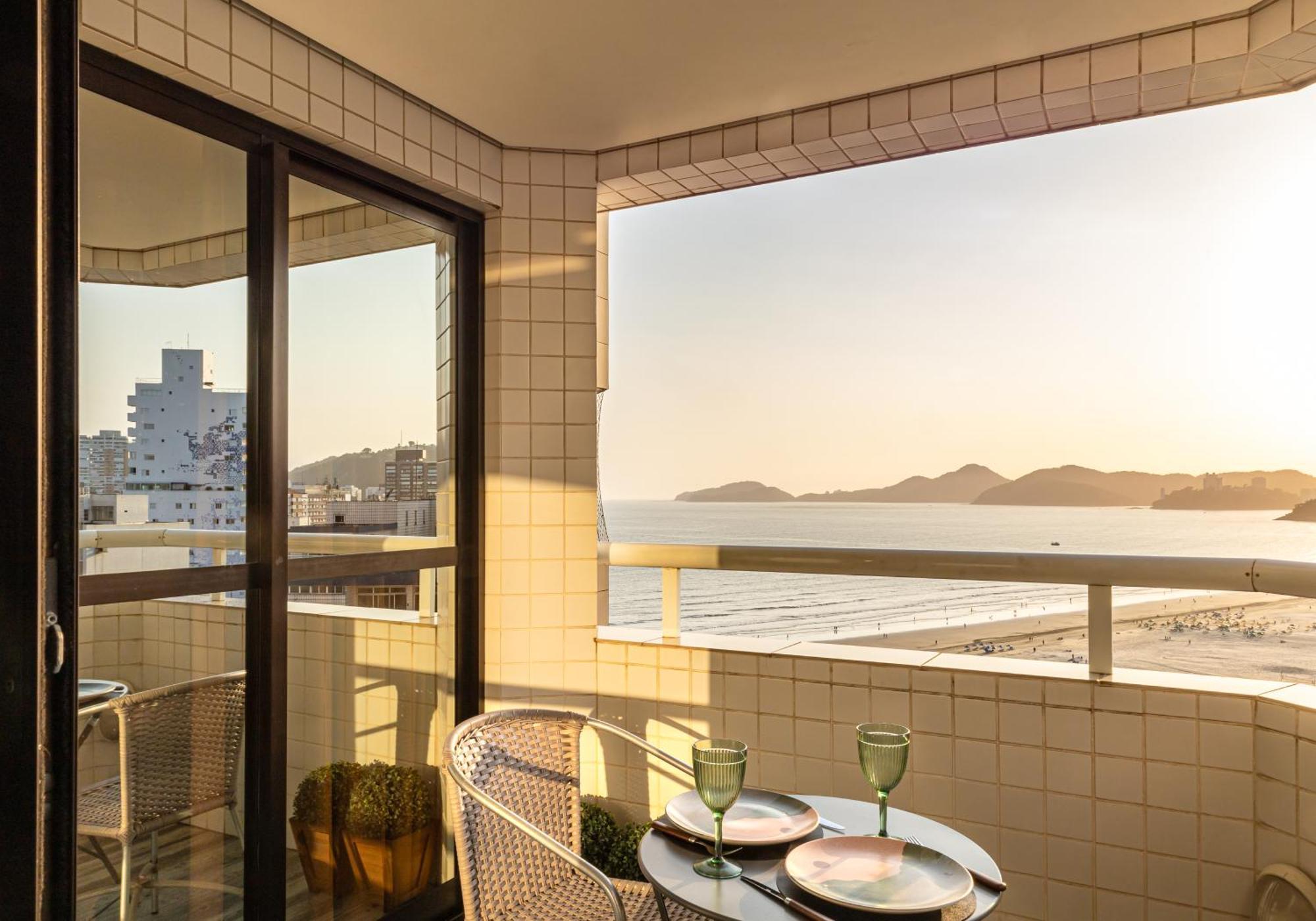 Flat With Pool Sea View Of De Apartamento Santos (Sao Paulo)